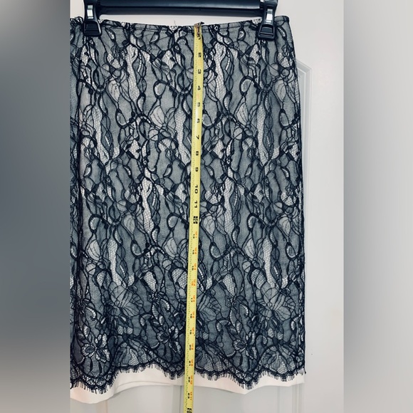 ANN TAYLOR Black Lace Pencil Skirt - Picture 5 of 8